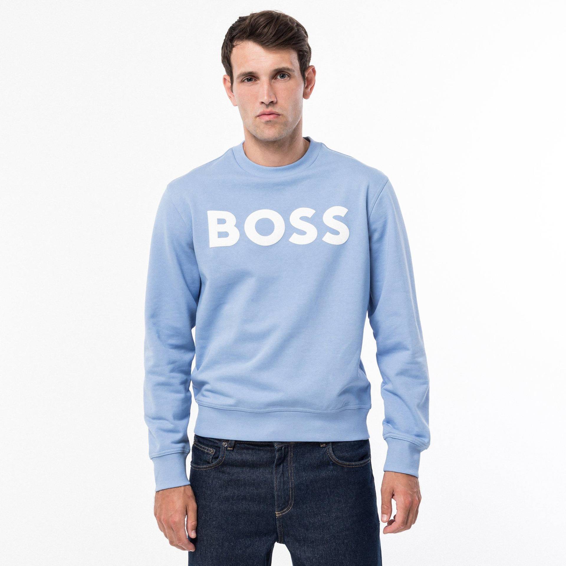 Sweatshirt Herren Blau L von BOSS ORANGE