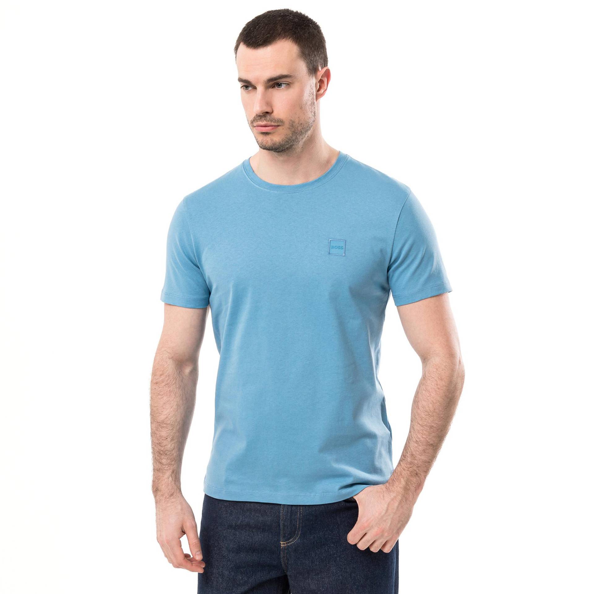 T-shirt Herren Blau  S von BOSS ORANGE
