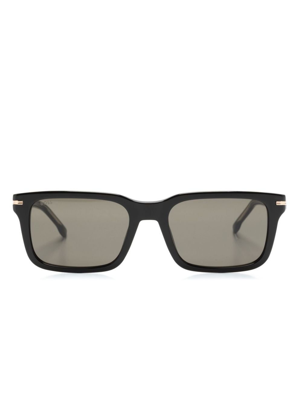 BOSS 1628/S rectangle-frame sunglasses - Black von BOSS