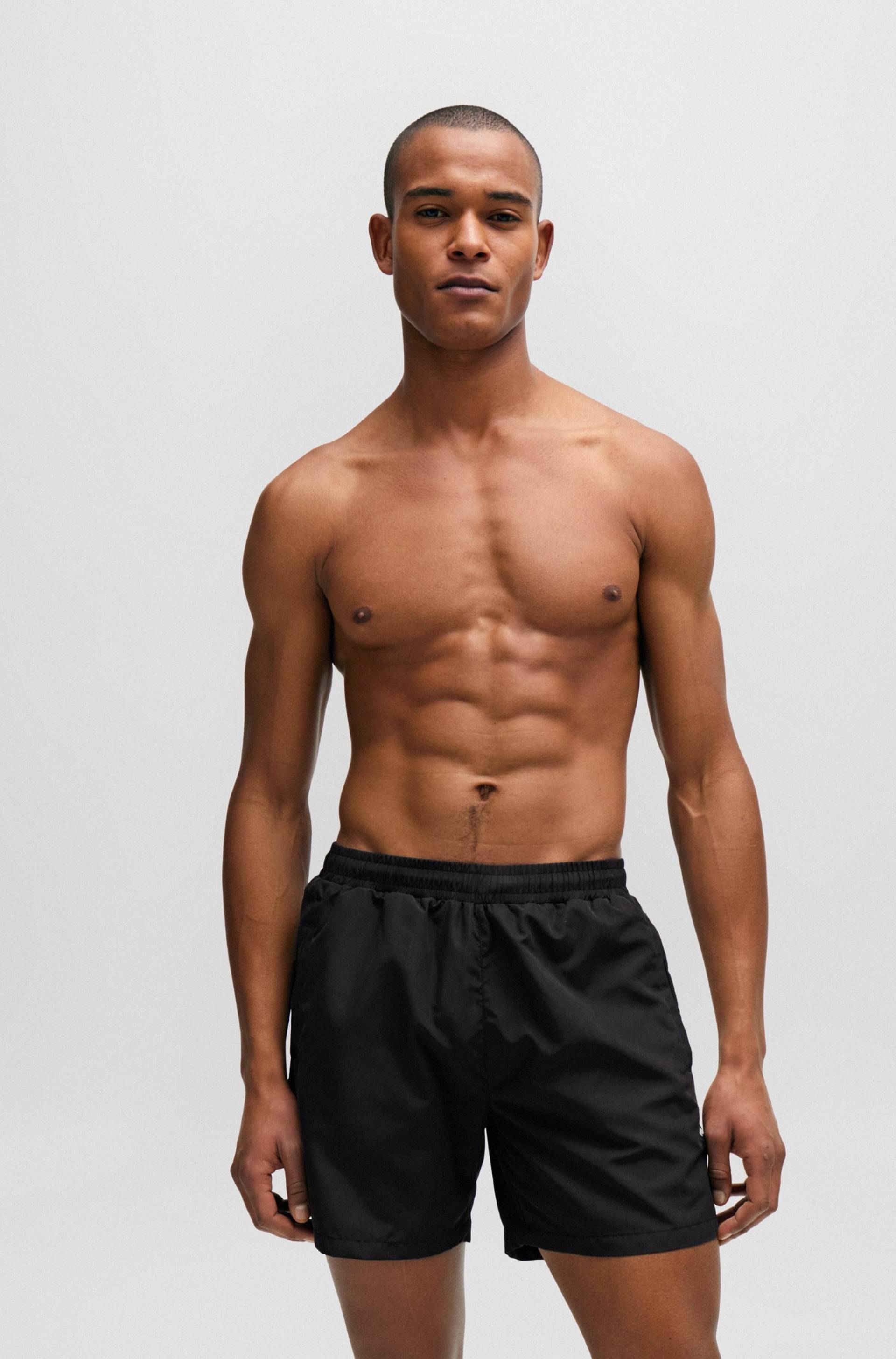 BOSS Badeshorts »Dolphin«, mit seitlichem Kontraststreifen von BOSS