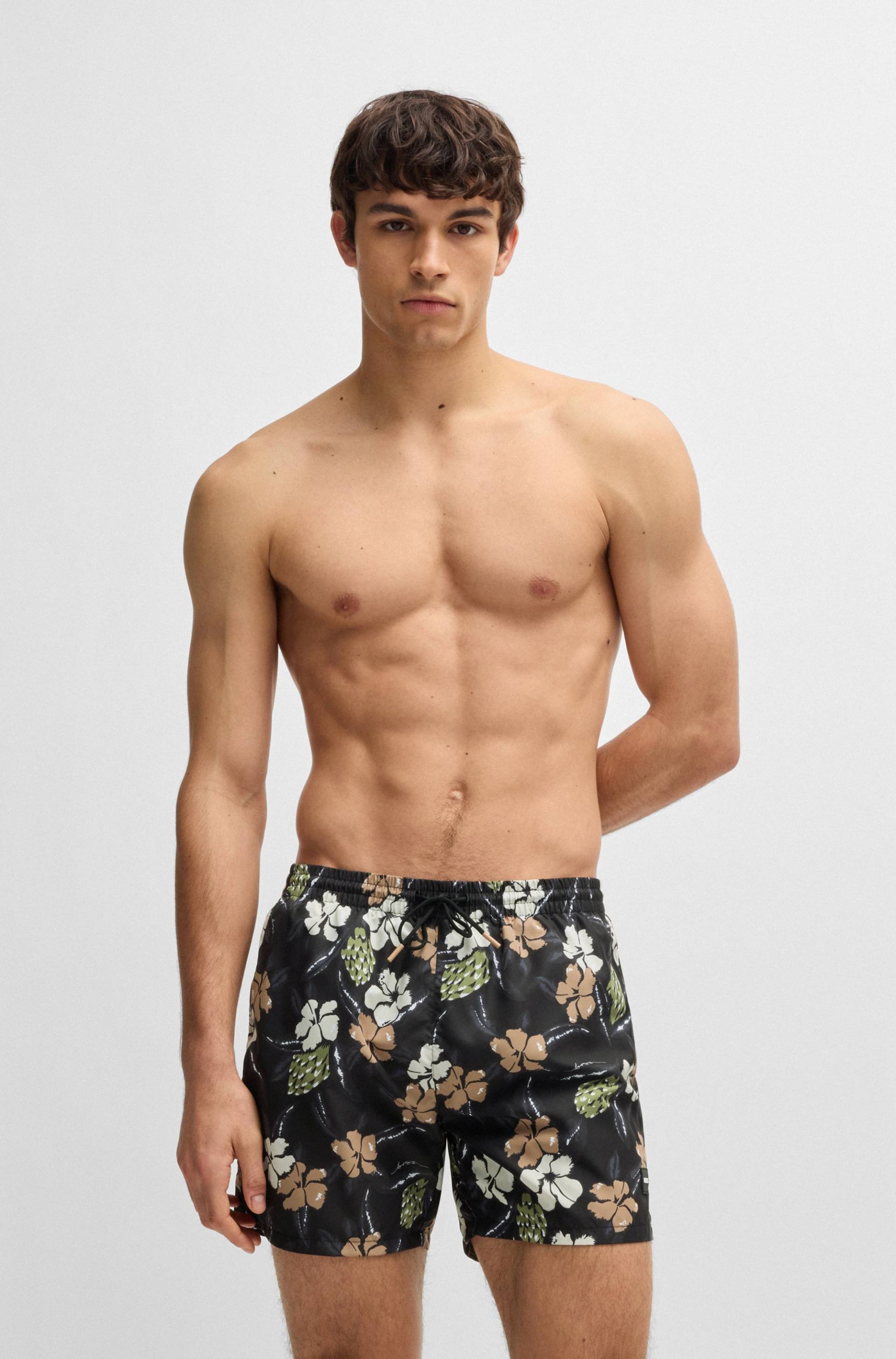 BOSS Badeshorts »Piranha«, mit buntem Alloverdruck von BOSS