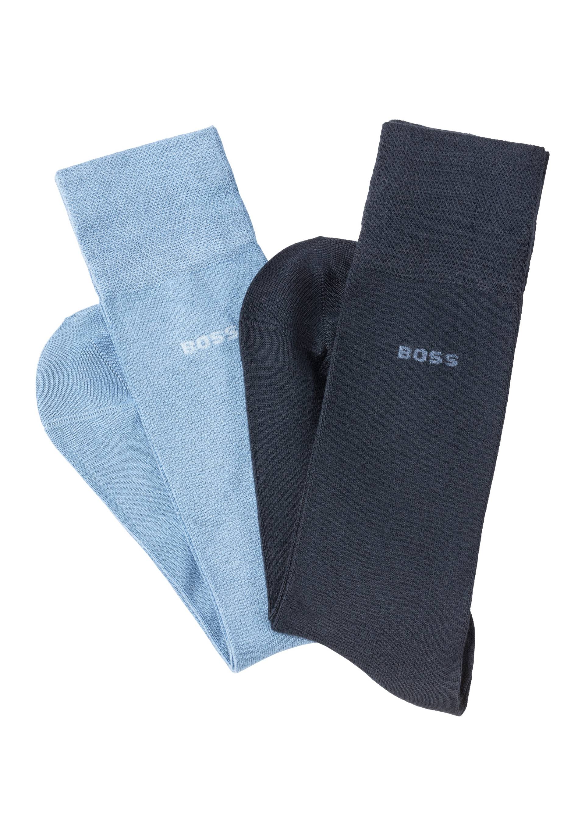 BOSS Businesssocken »2P RS Bamboo 1027«, (Packung, 2 Paar), mit Strickbündchen von BOSS
