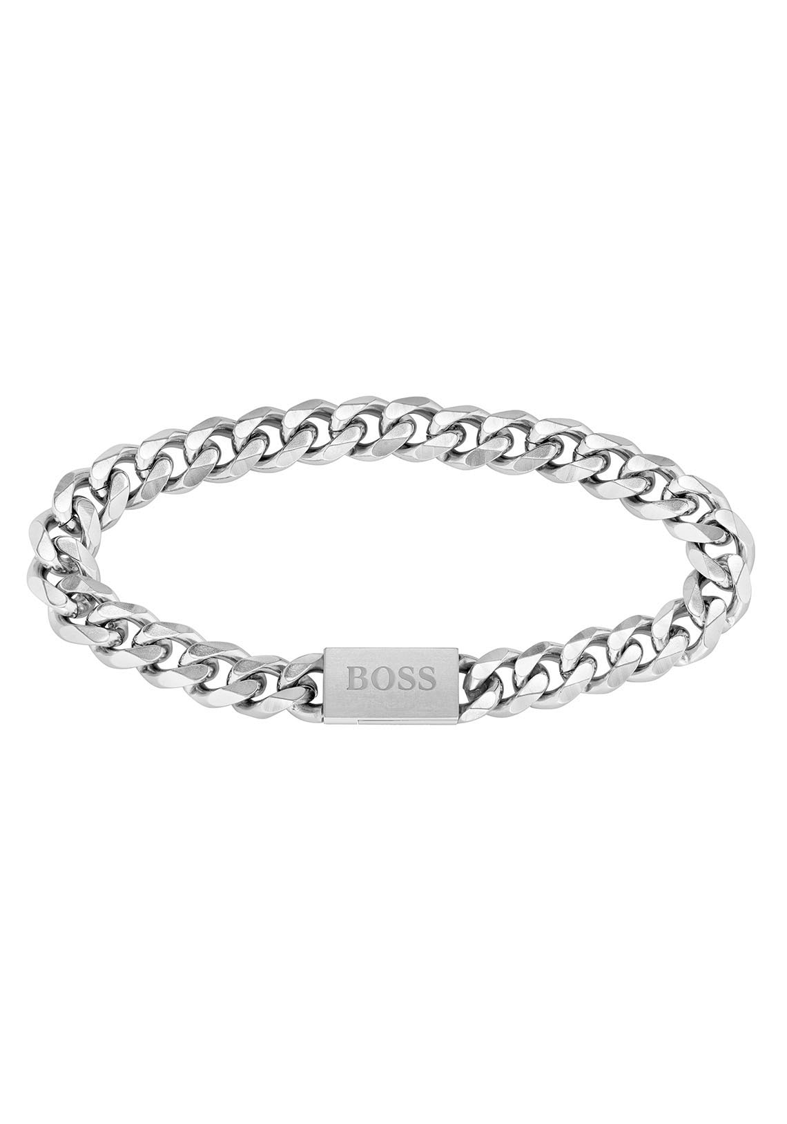 BOSS Armband »Schmuck Edelstahl Armschmuck Panzerkette CHAIN LINK« von BOSS