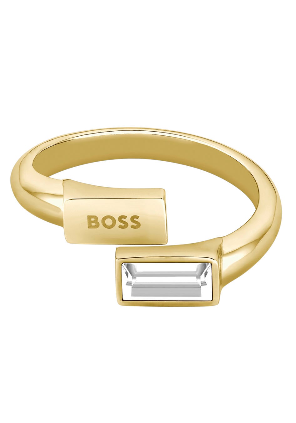 BOSS Fingerring »Schmuck Edelstahl Fingerring Damenring CLIA« von BOSS