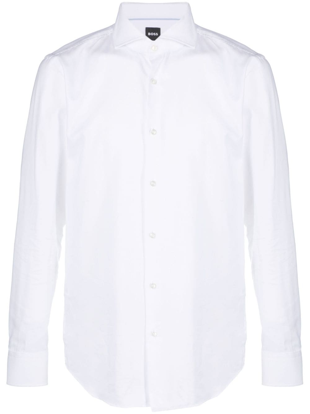 BOSS Hank Spread long-sleeve shirt - White von BOSS