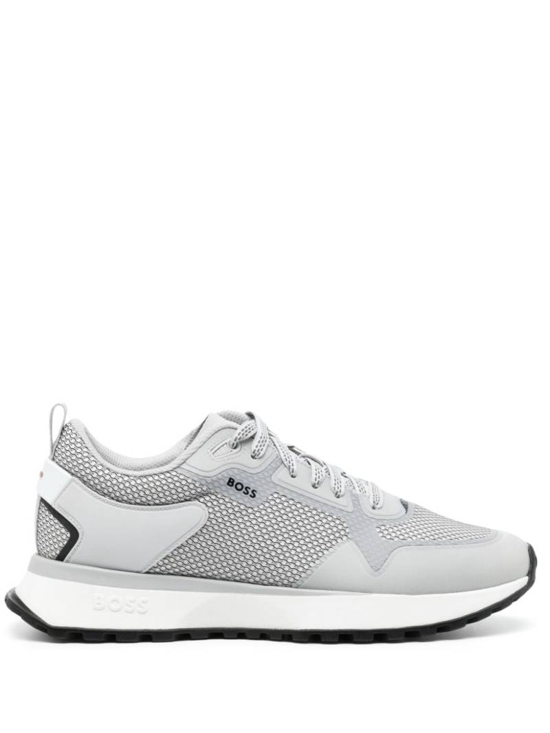 BOSS Jonah textured lace-up sneakers - Grey von BOSS