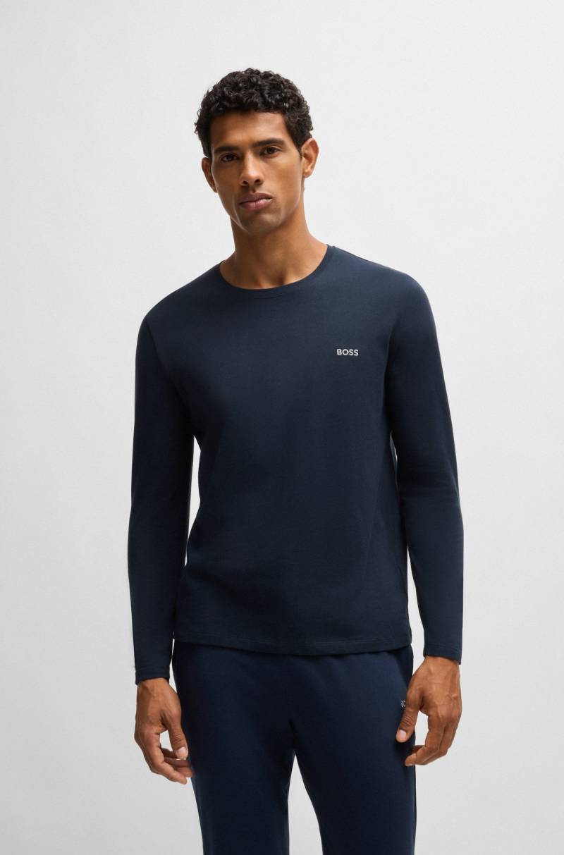 BOSS Langarmshirt »Mix&Match LS-Shirt R«, mit BOSS Stickerei auf der Brust von BOSS