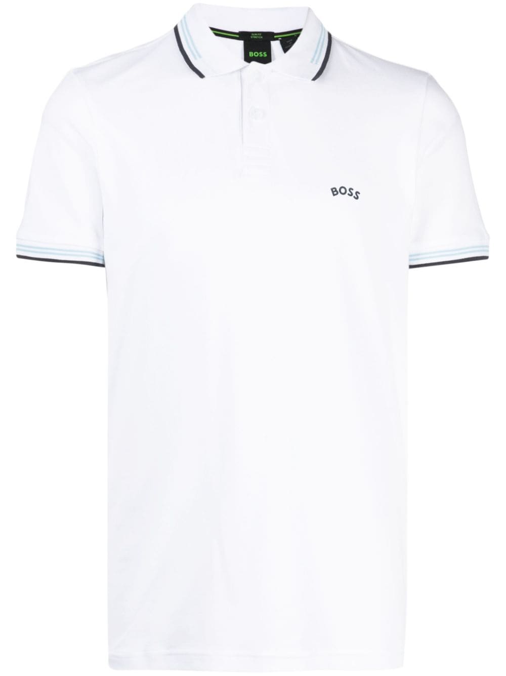 BOSS Paul cotton polo shirt - White von BOSS