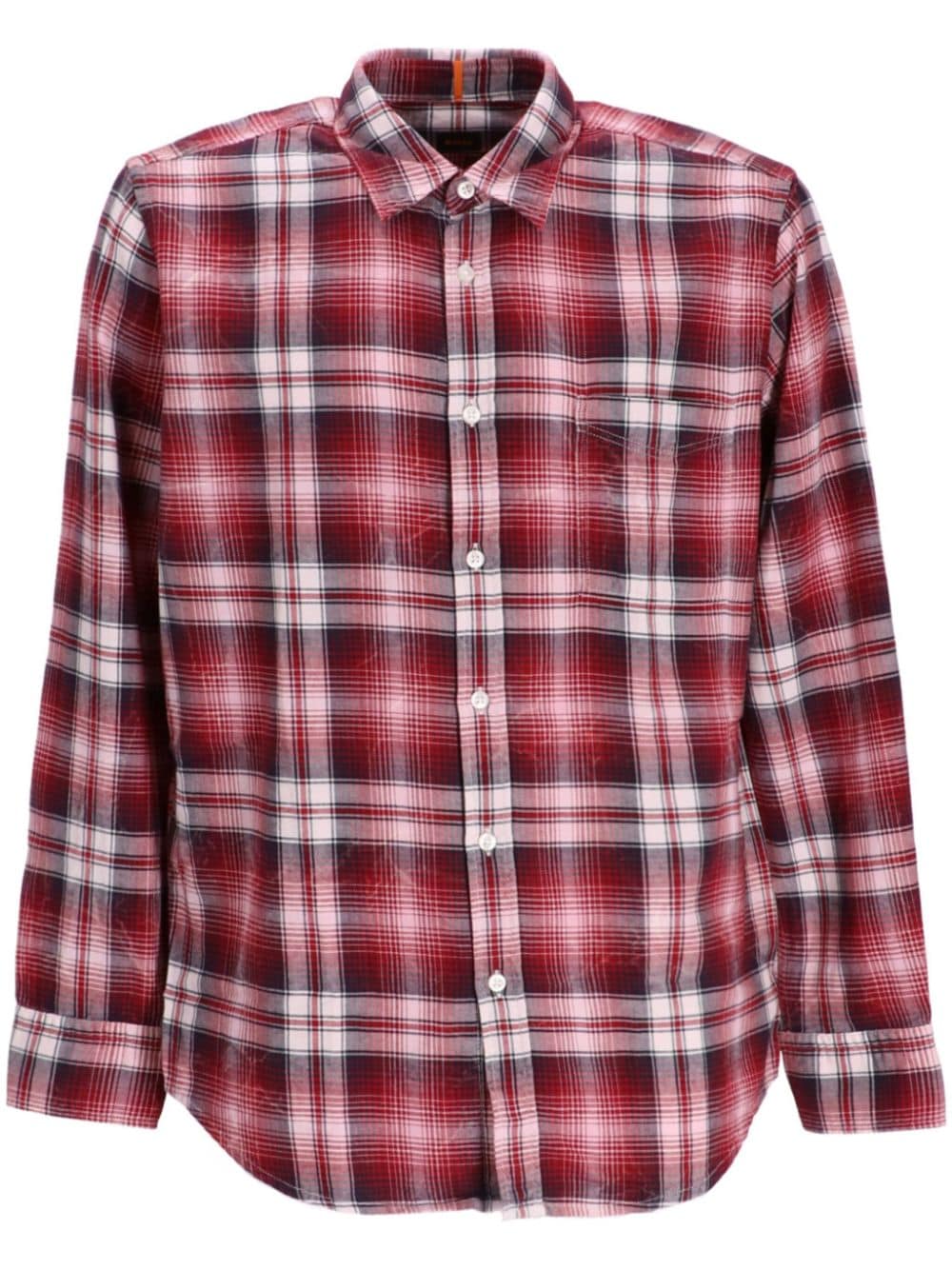 BOSS Relegant check-pattern shirt - Red von BOSS