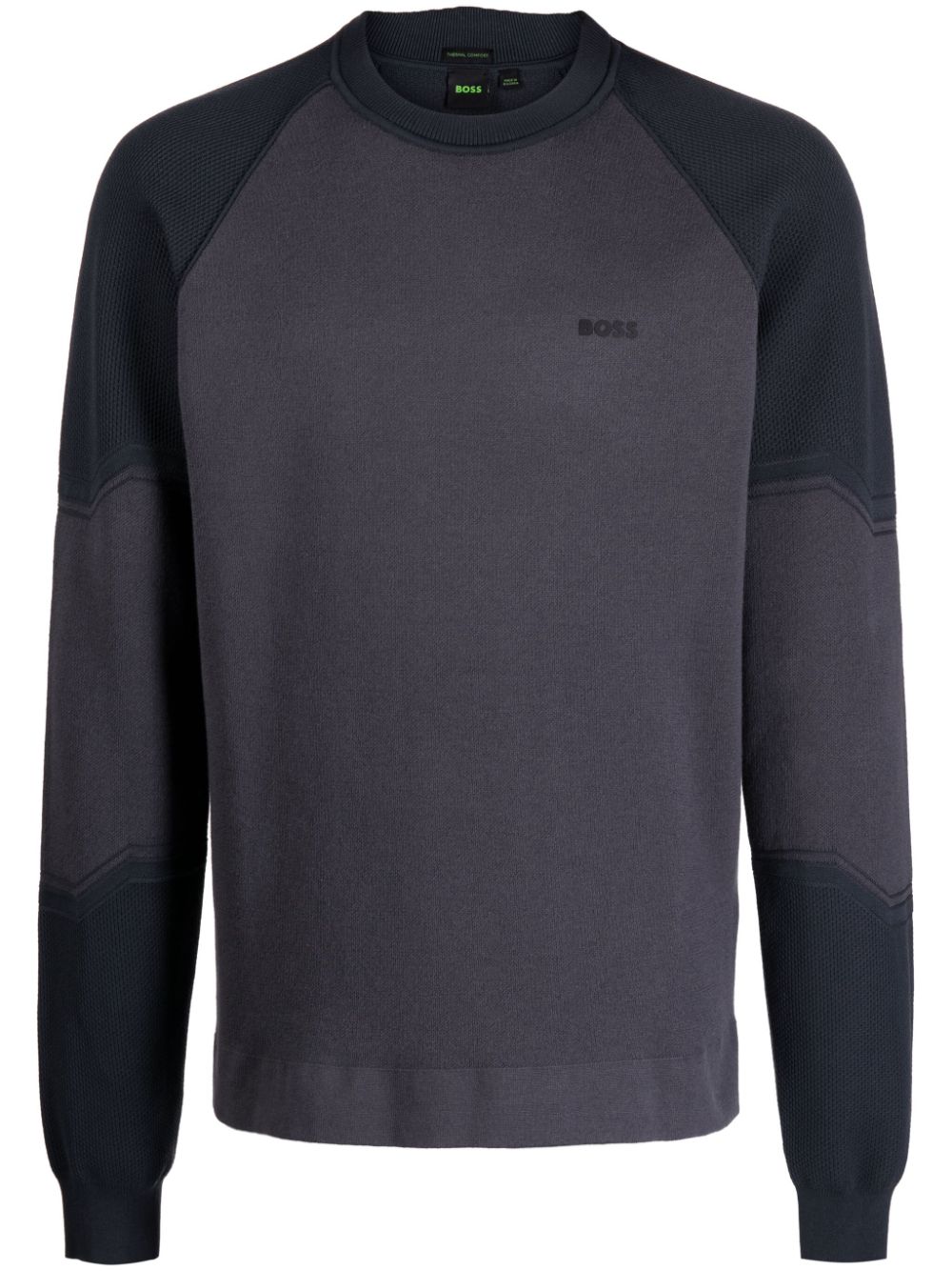 BOSS Relka crew-neck sweatshirt - Grey von BOSS