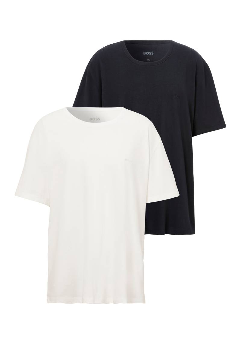 BOSS Rundhalsshirt »B-TShirtRN 2P Comfor«, (Packung, 2 tlg., 2er-Pack), mit tonalen Logo von BOSS