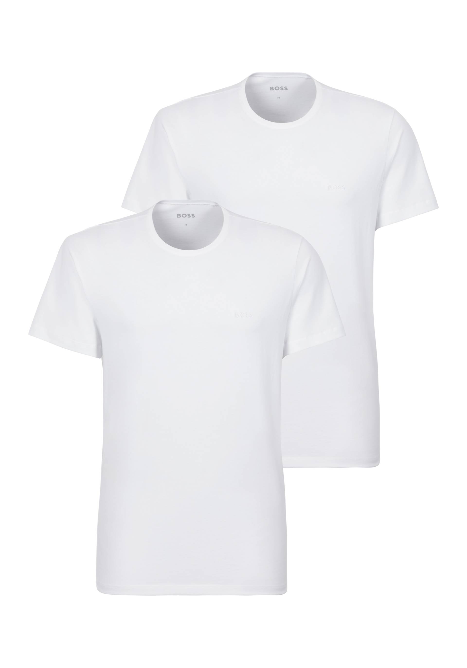 BOSS Rundhalsshirt »TShirtRN 2P Comfort«, (Packung, 2 tlg., 2er Pack), mit Ton-in-Ton BOSS Logo-Schriftzug BOSS Rundhalsshirt »TShirtRN 2P Comfort«, (Packung, 2 tlg., 2er Pack), mit Ton-in-Ton BOSS Logo-Schriftzug von BOSS