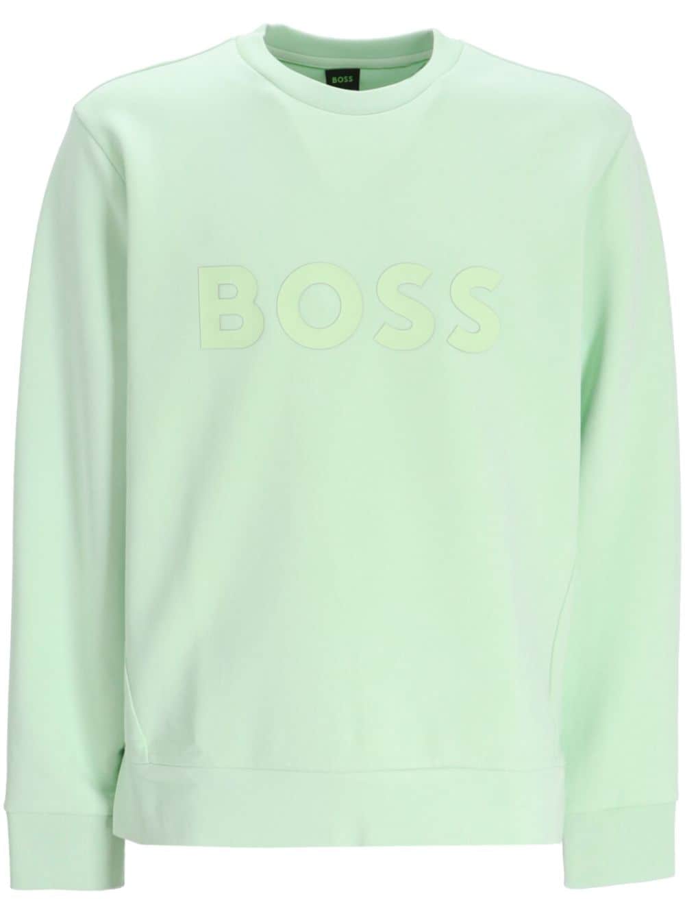 BOSS Salbo jersey sweatshirt - Green von BOSS
