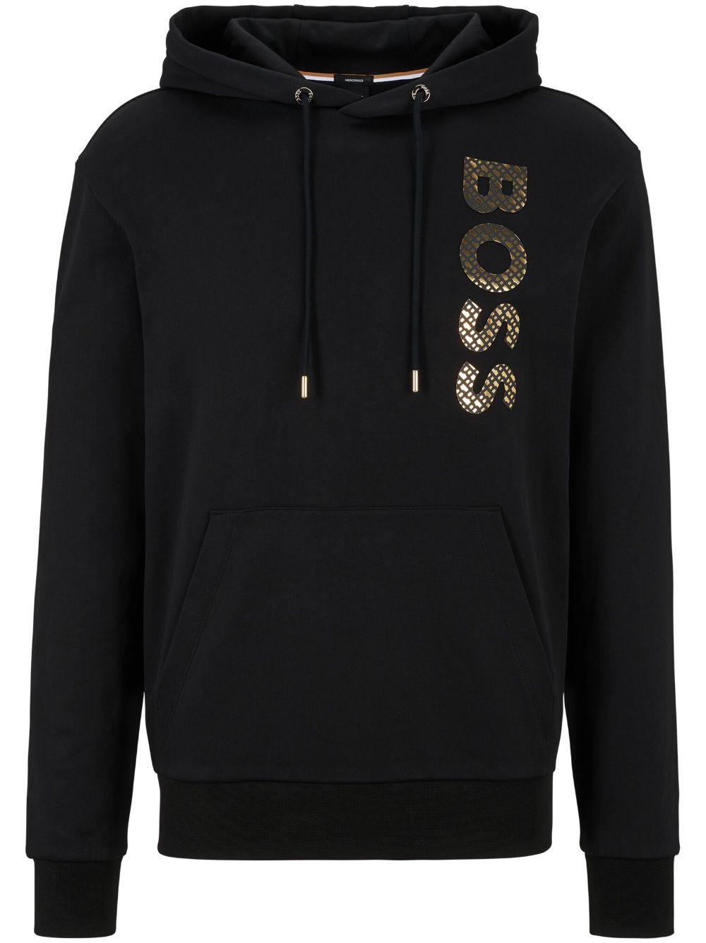 BOSS Seeger cotton hoodie - Black von BOSS