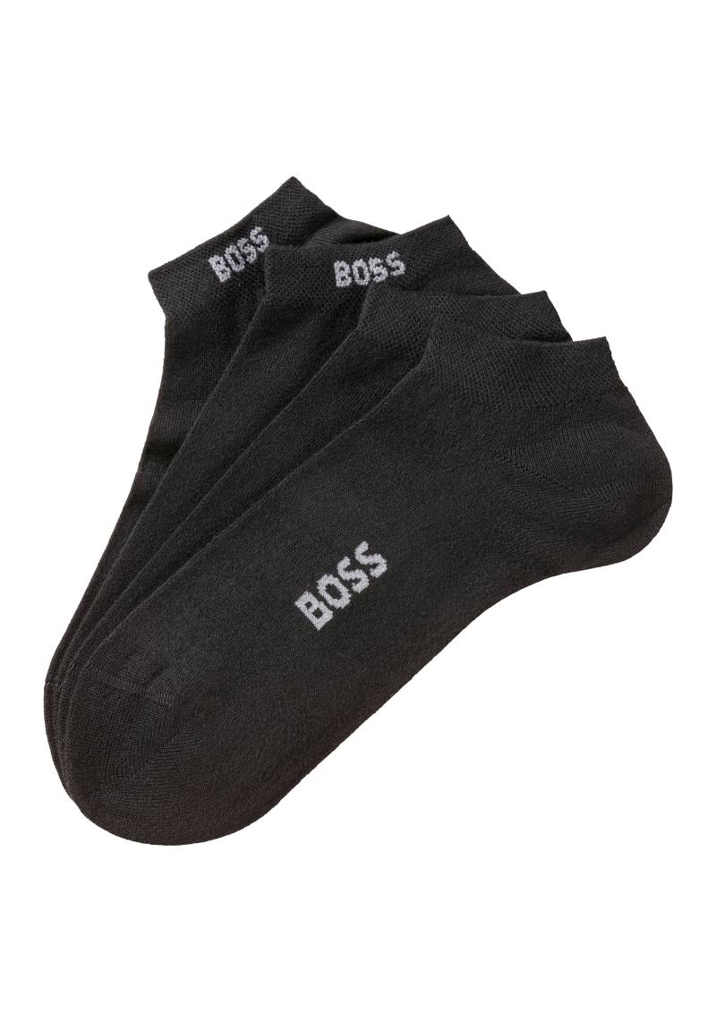 BOSS Socken »2P AS Logo Bamboo«, (Packung, 2 Paar), mit doppelten Logoschriftzug von BOSS