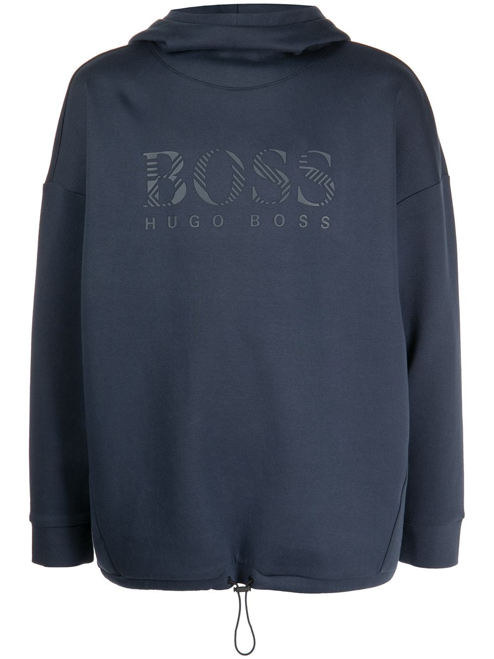 BOSS Soody Iconic logo-print hoodie - Blue von BOSS