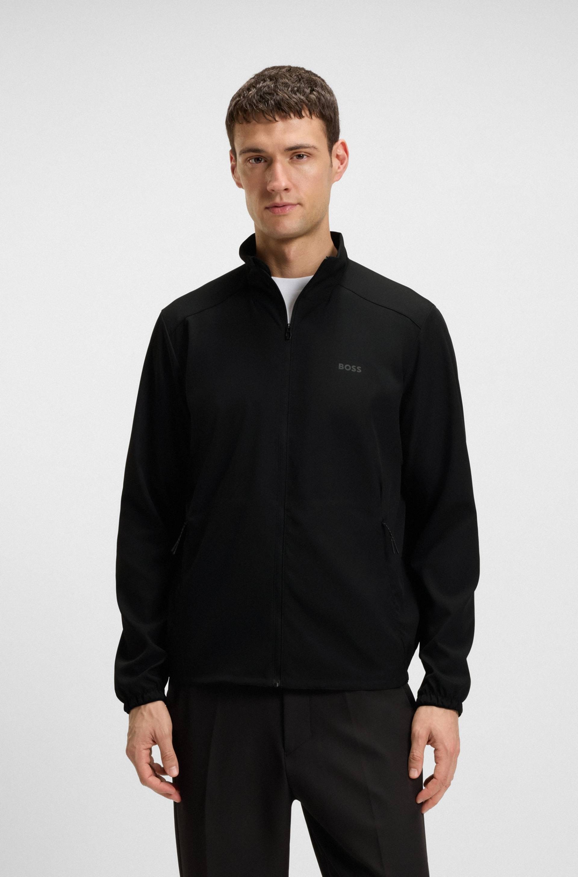 BOSS Sweatjacke »Mix&Match Jacket Z«, mit Kontrastnaht am Ärmel von BOSS