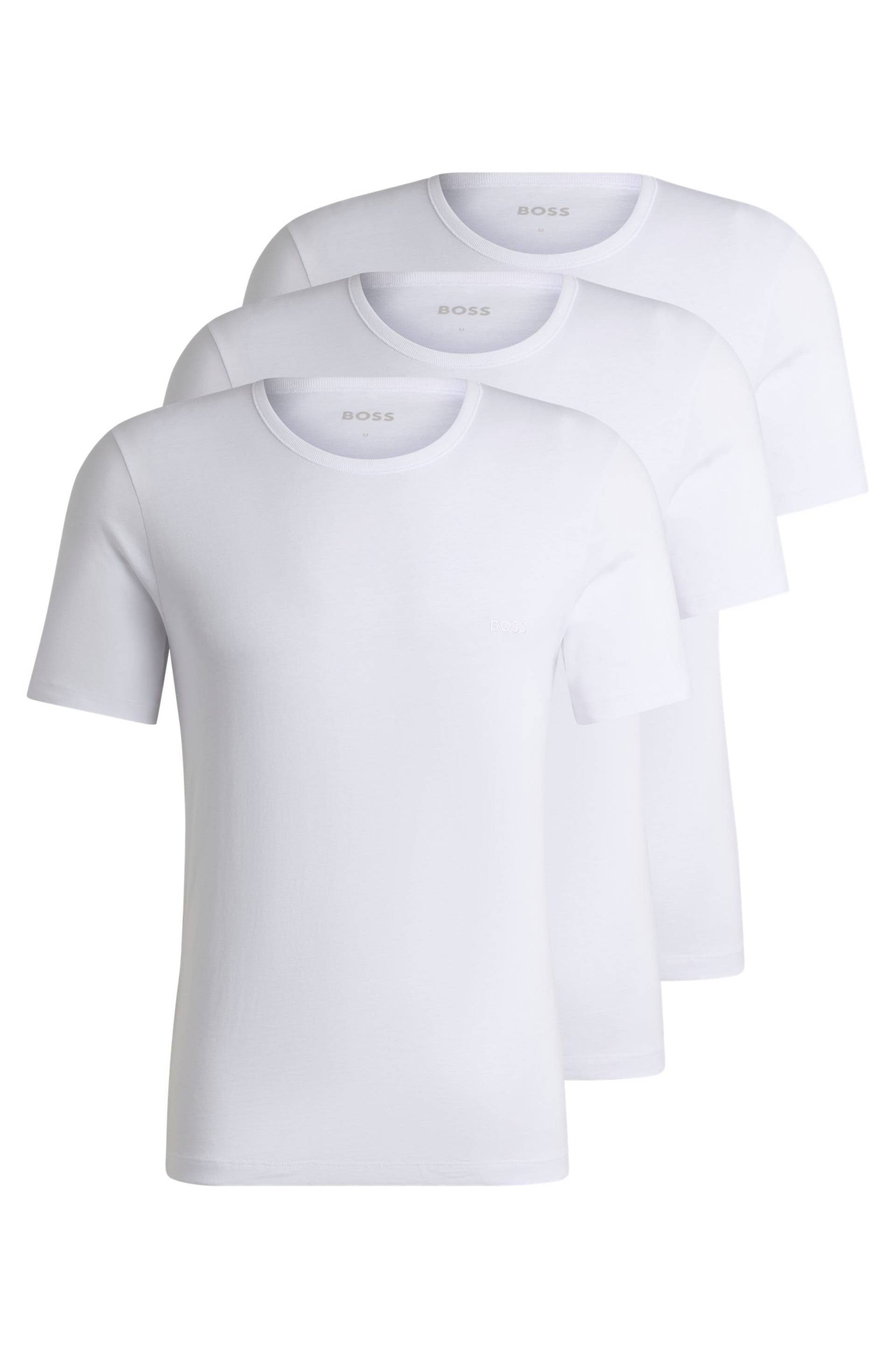 BOSS T-Shirt »Rundhals BOSS ONE x David Beckham«, (Packung, 3 tlg., 3er-Pack), mit dezentem BOSS Logo-Print BOSS T-Shirt »Rundhals BOSS ONE x David Beckham«, (Packung, 3 tlg., 3er-Pack), mit dezentem BOSS Logo-Print von BOSS