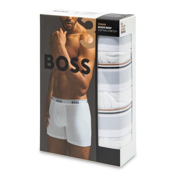 Triopack, Pantys Herren Weiss S von BOSS