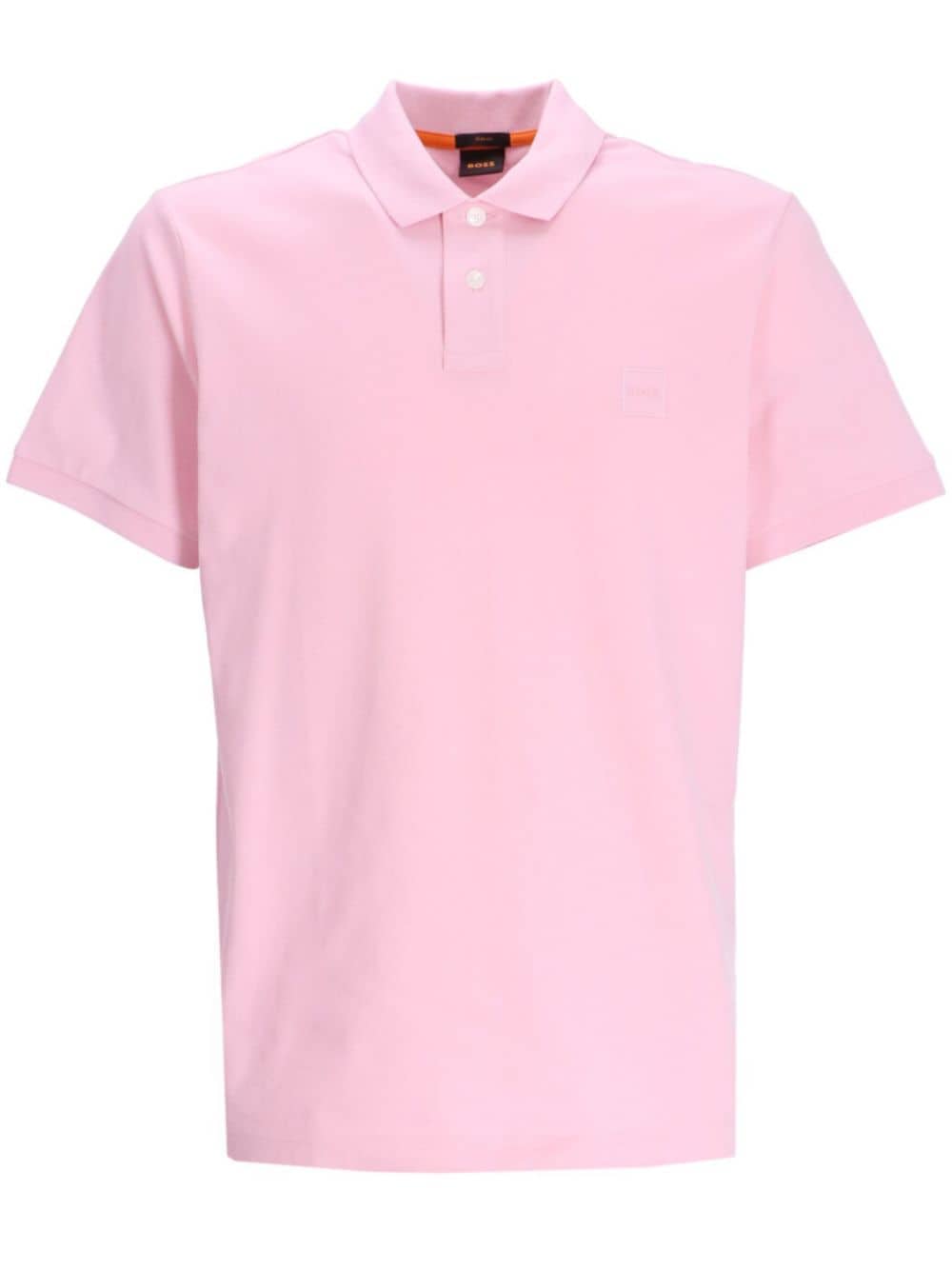 BOSS appliqué-logo polo shirt - Pink von BOSS