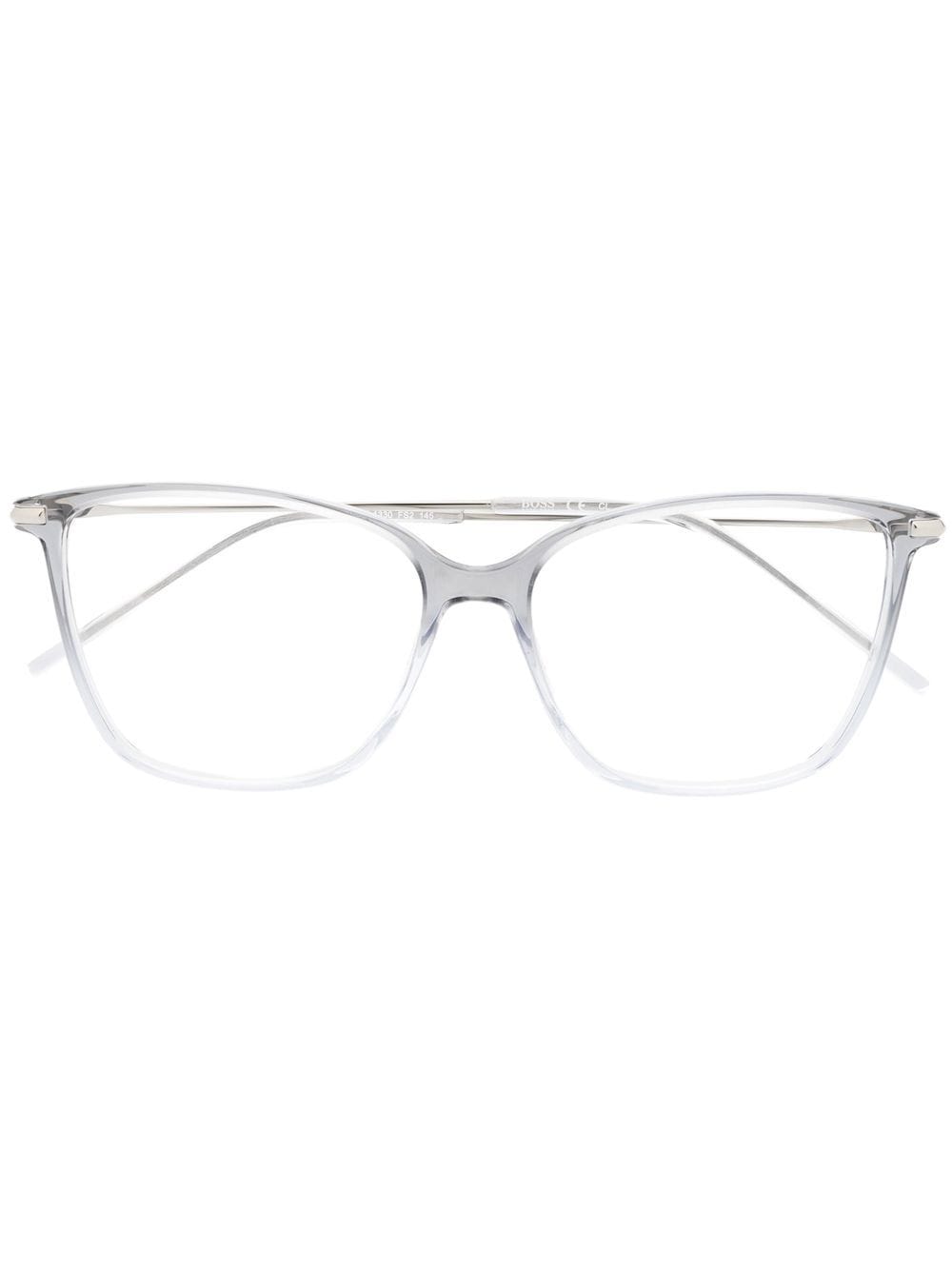 BOSS clear-frame glasses - Grey von BOSS