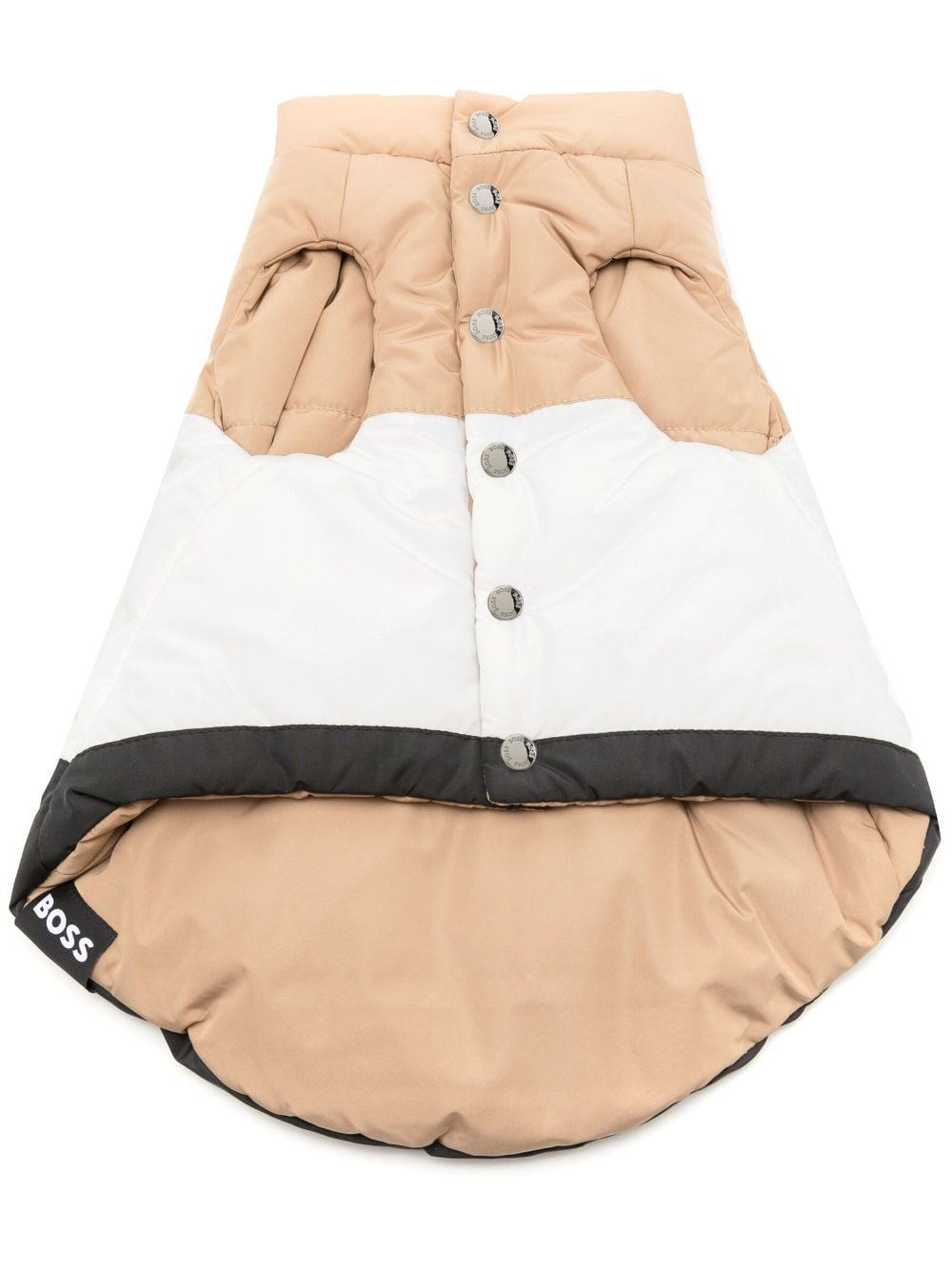 BOSS colour-block padded jacket - Brown von BOSS