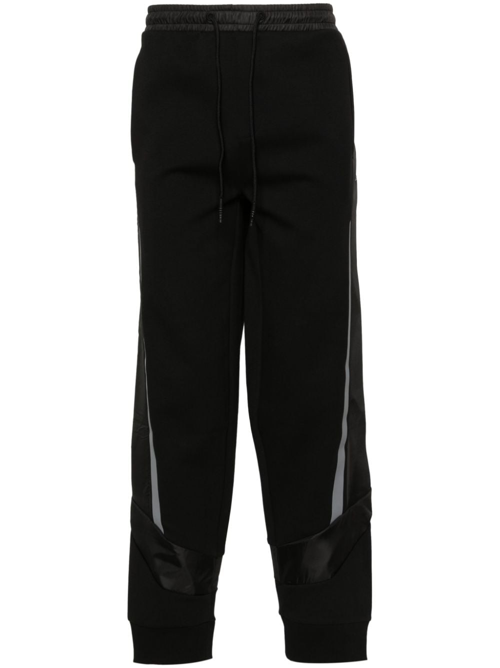 BOSS contrasting-panels track pants - Black von BOSS