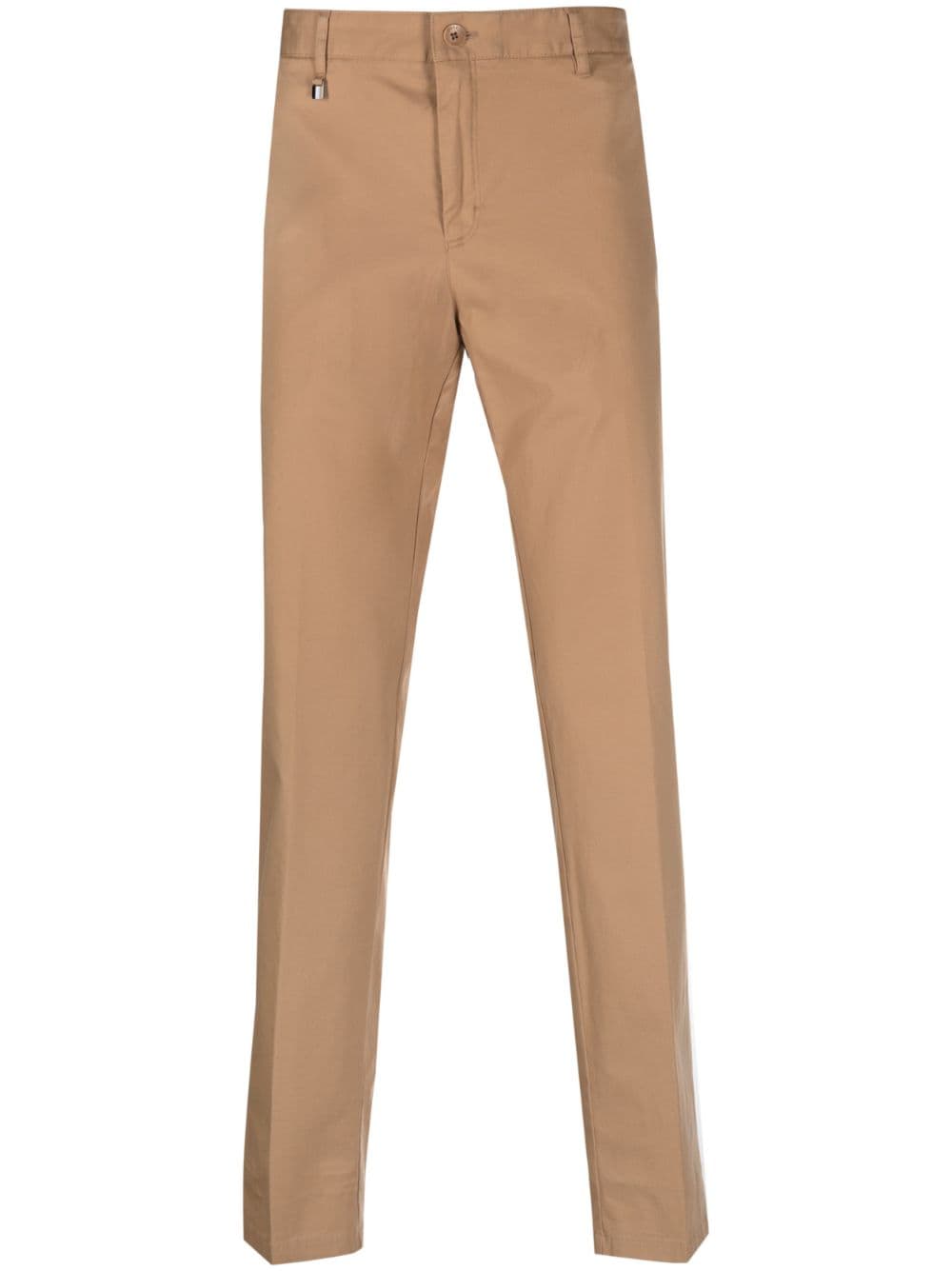 BOSS cotton-stretch chino trousers - Brown von BOSS