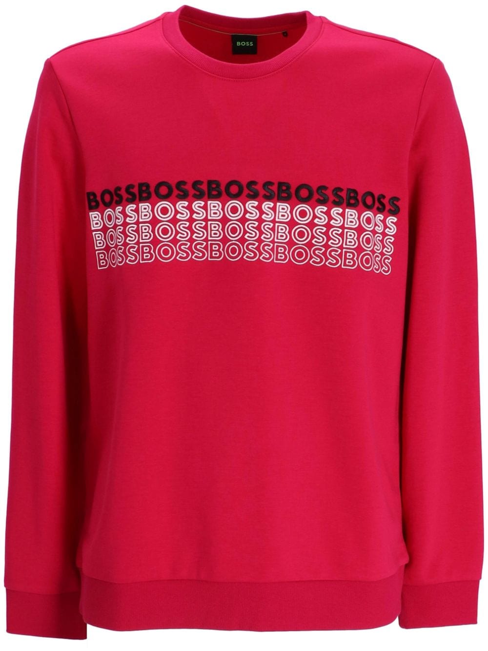 BOSS embroidered-logo crew-neck sweatshirt von BOSS