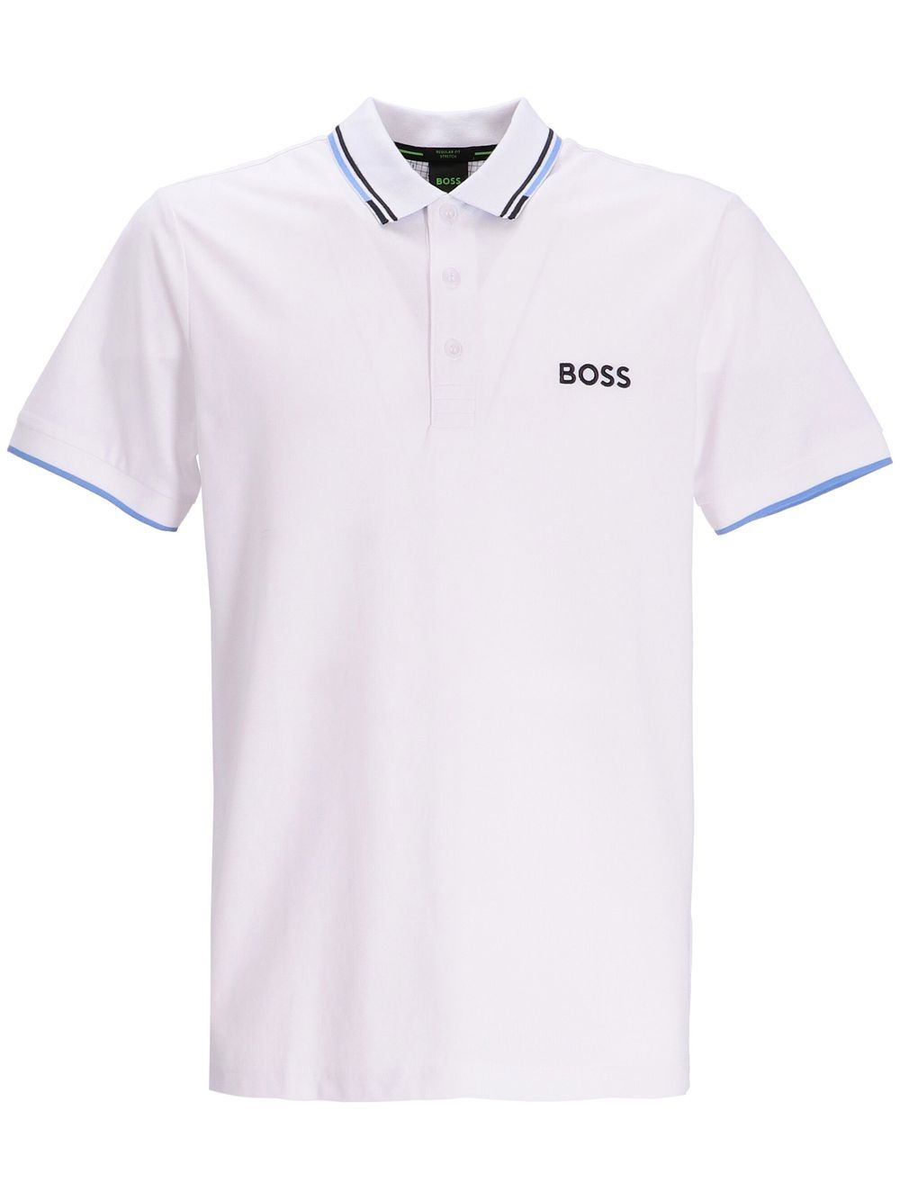 BOSS embroidered-logo polo shirt - Pink von BOSS