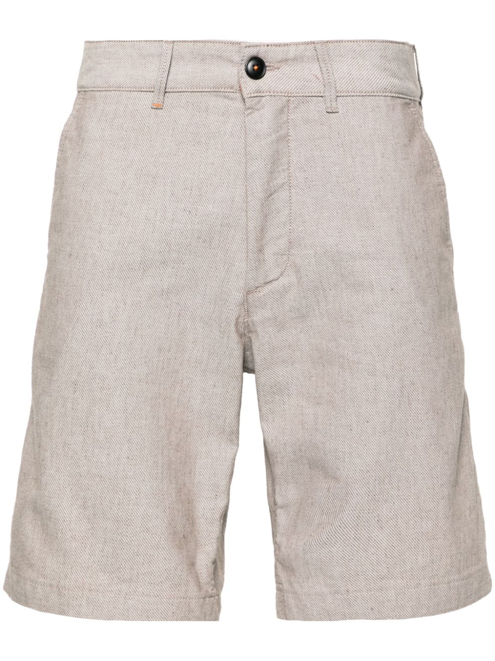 BOSS gabardine-weave bermuda shorts - Neutrals von BOSS