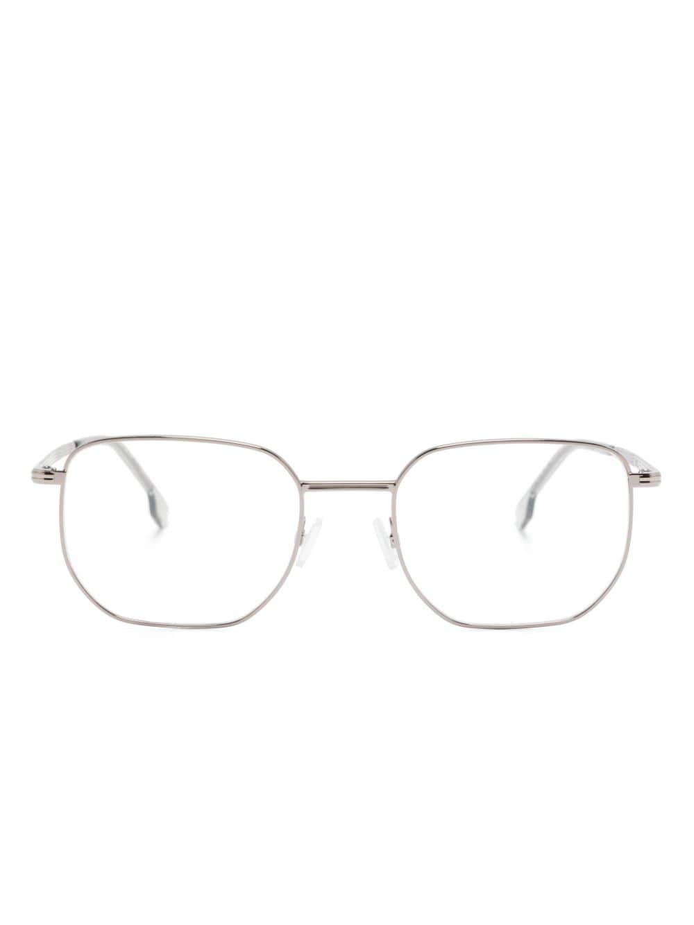 BOSS geometric-frame glasses - Silver von BOSS