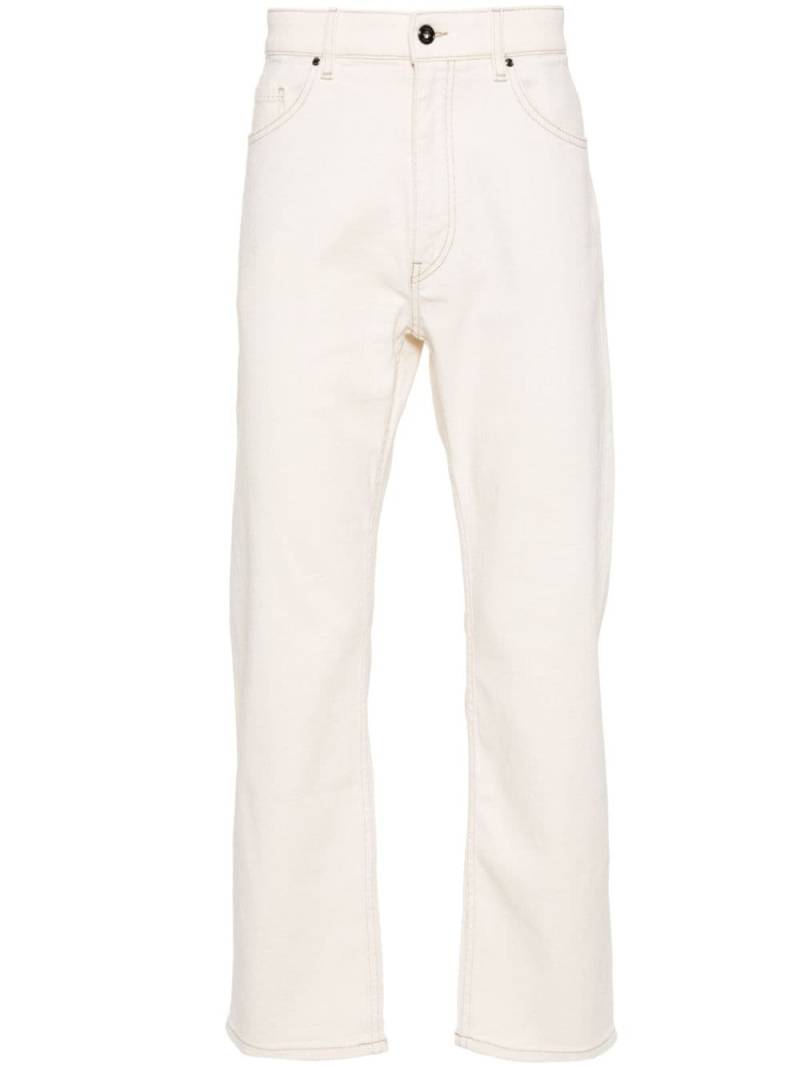 BOSS high-rise straight-leg jeans - Neutrals von BOSS