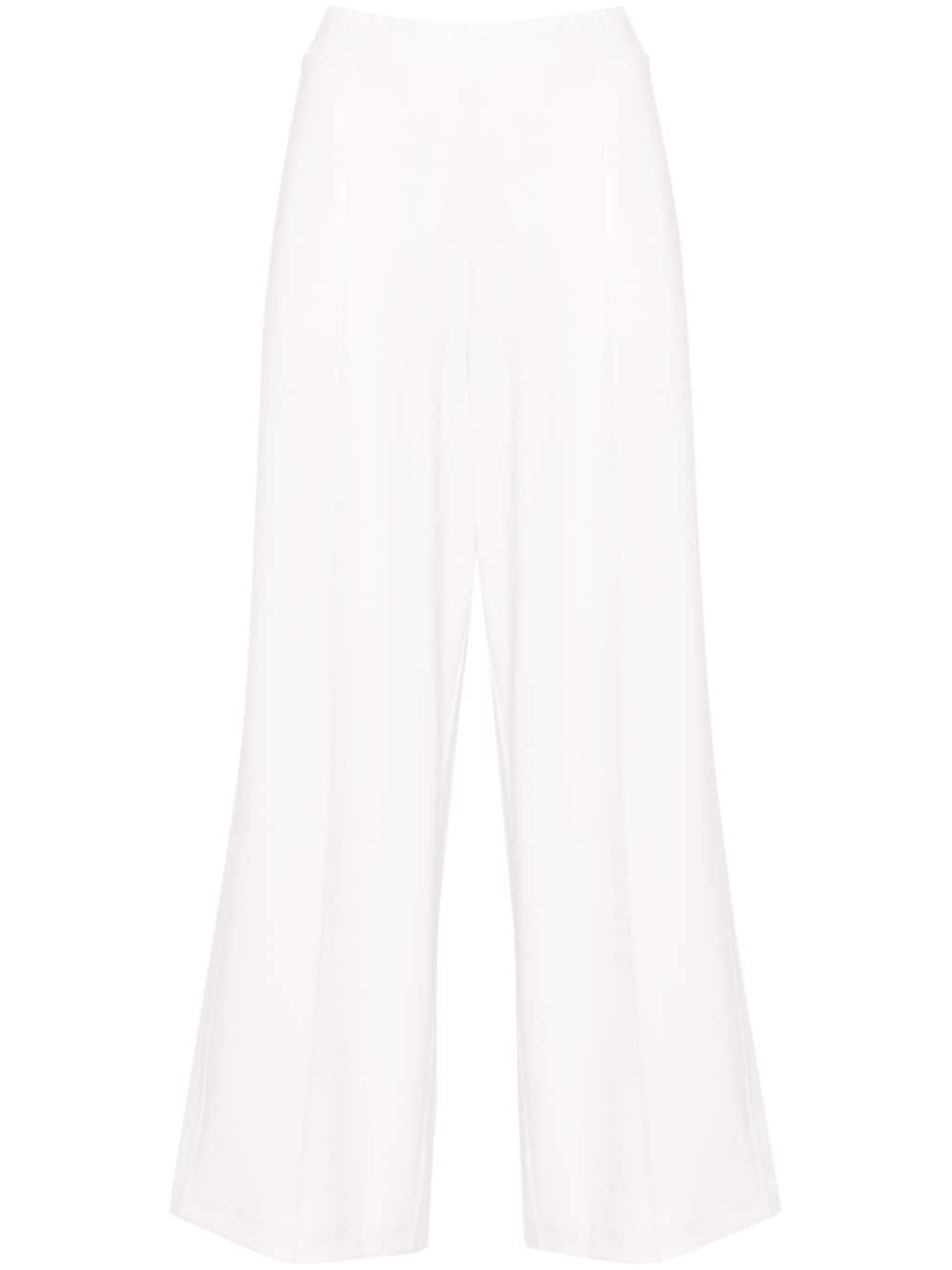 BOSS high-waist track trousers - White von BOSS