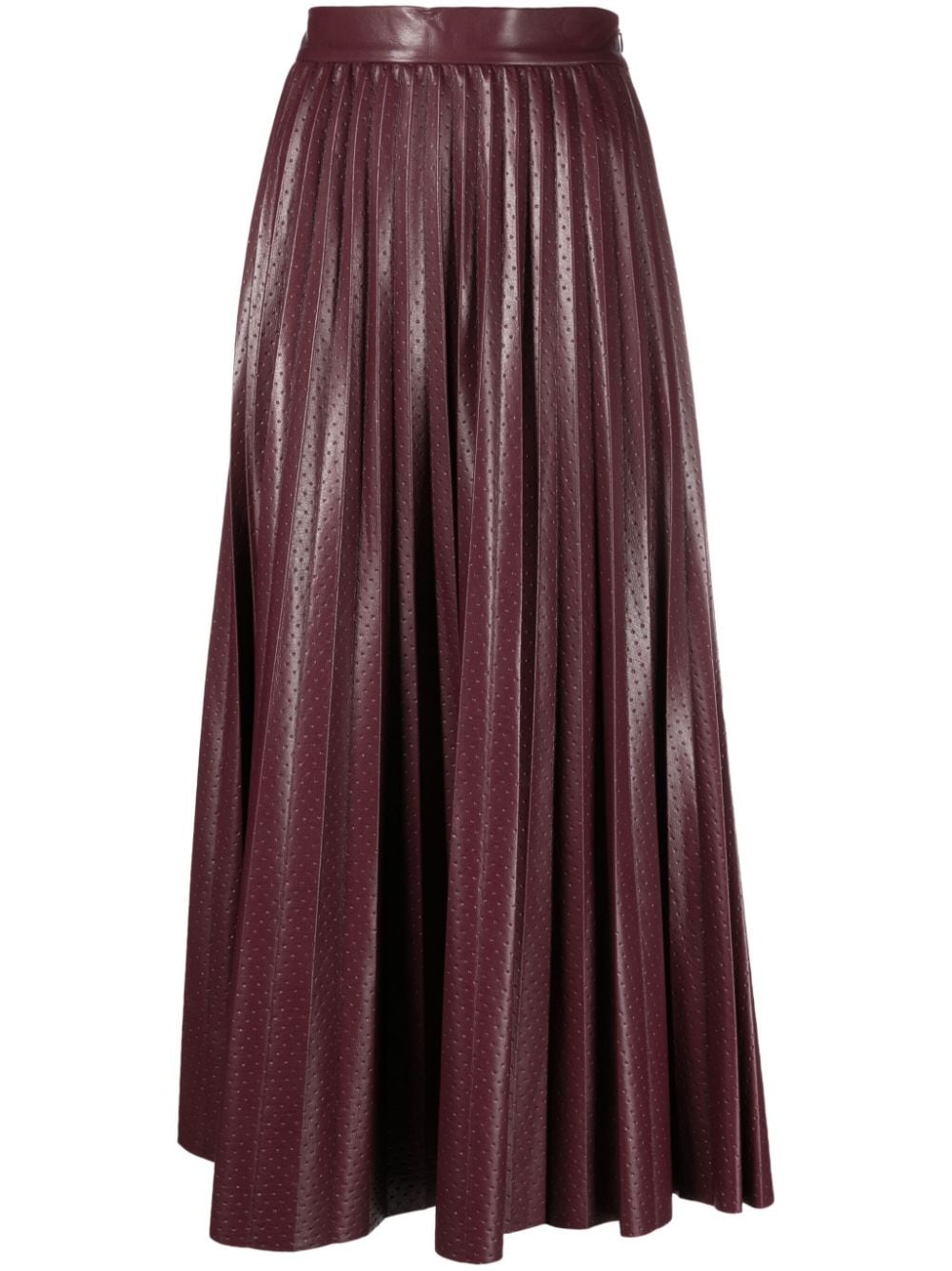 BOSS high-waisted pleated skirt - Purple von BOSS