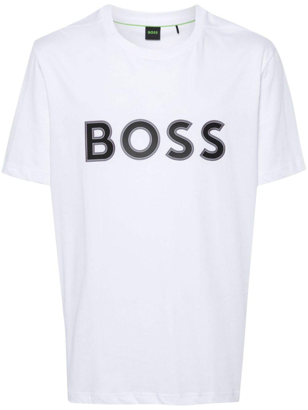 BOSS logo-appliqué T-shirt - White von BOSS