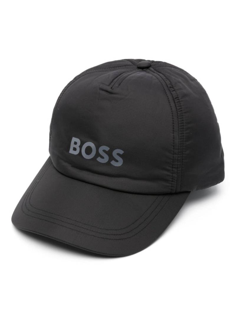BOSS logo-print baseball cap - Black von BOSS