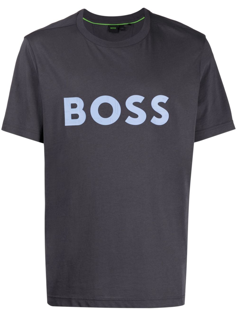 BOSS logo-print cotton T-shirt - Grey von BOSS