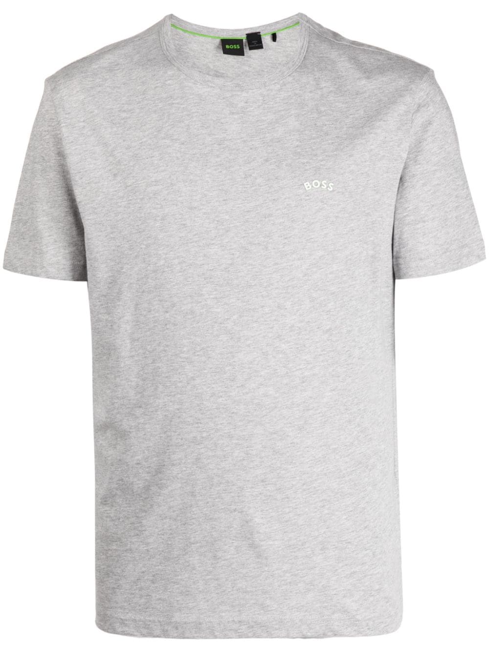 BOSS logo-print cotton T-shirt - Grey von BOSS