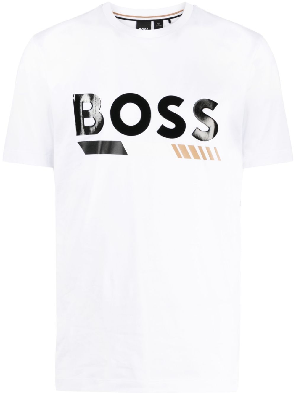 BOSS logo-print cotton T-shirt - White von BOSS