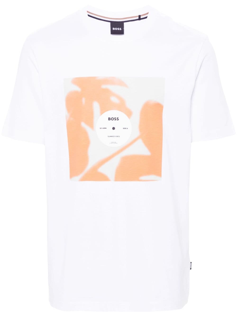 BOSS logo-print cotton T-shirt - White von BOSS
