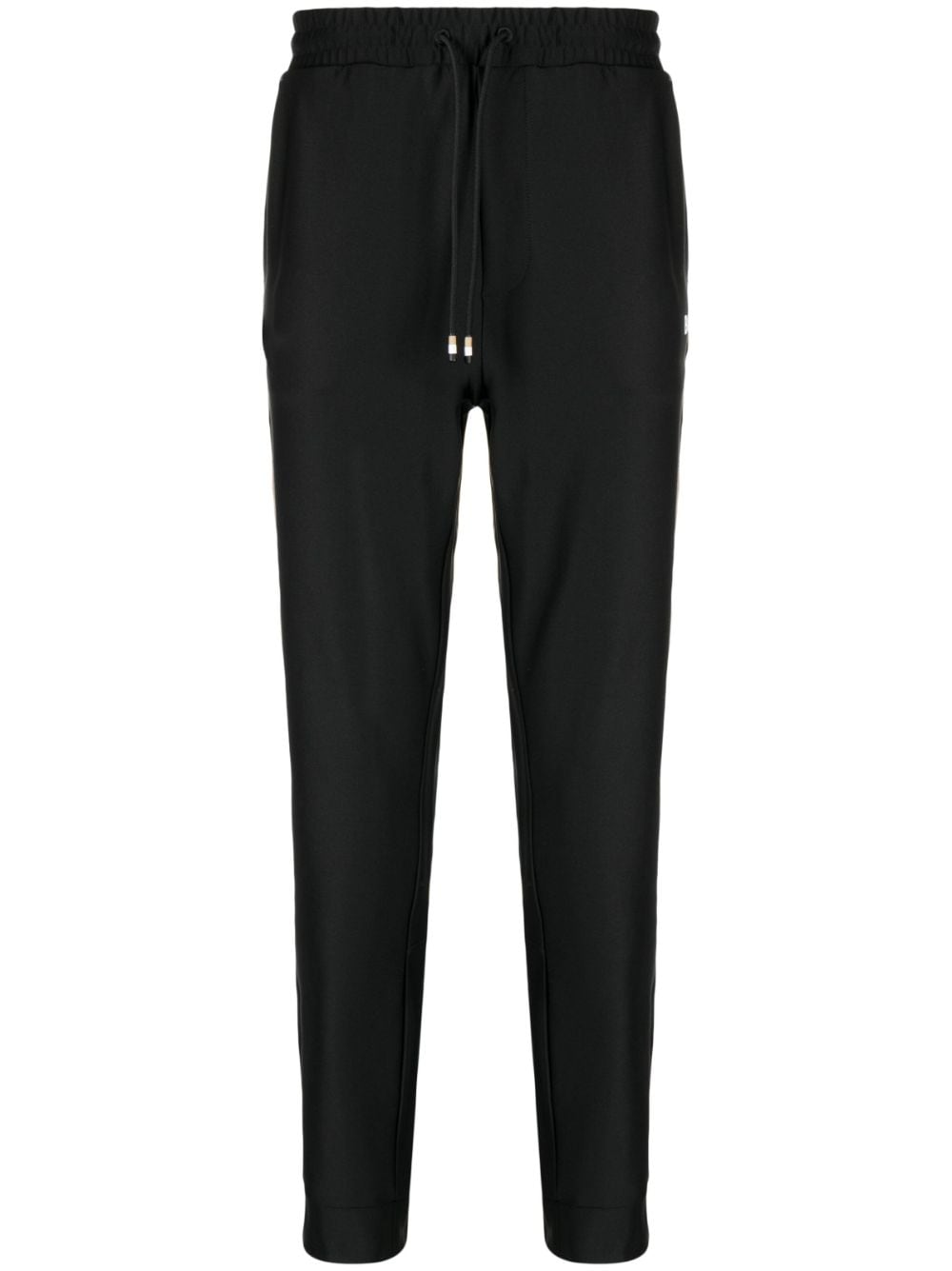 BOSS logo-print sports trousers - Black von BOSS