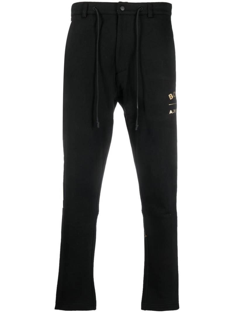 BOSS logo-print track pants - Black von BOSS