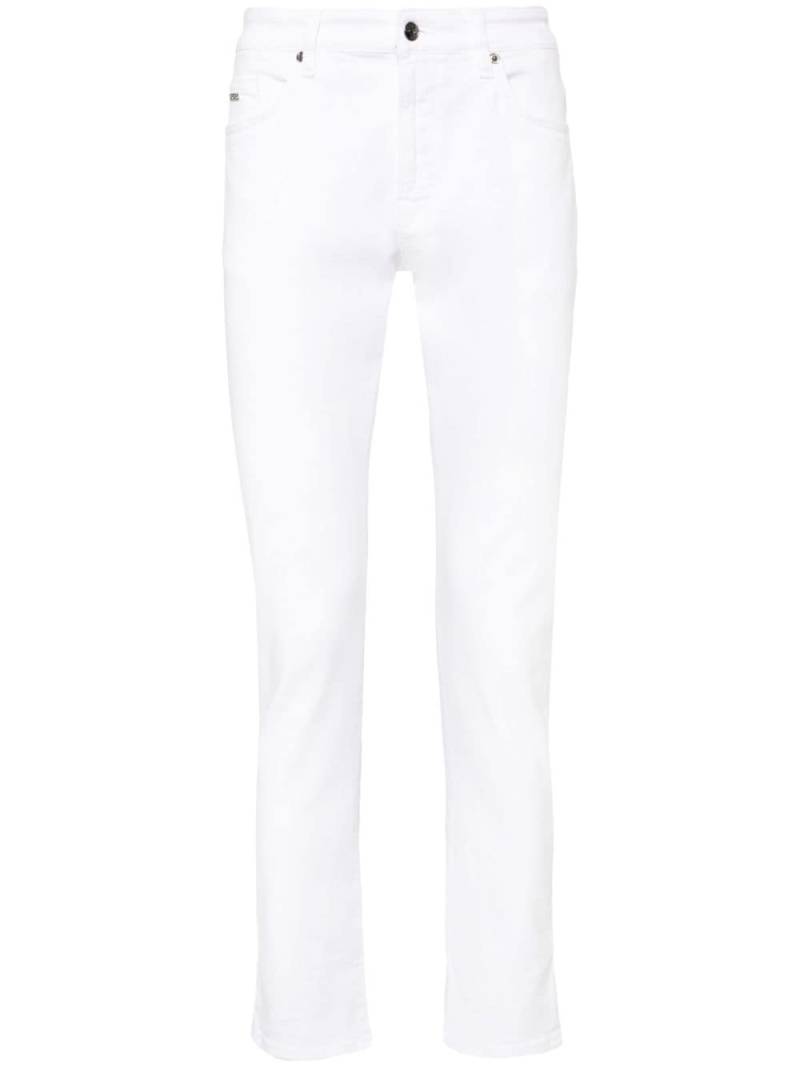 BOSS low-rise slim-fit jeans - White von BOSS