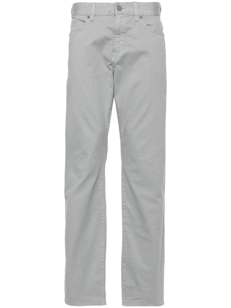 BOSS Delaware mid-rise cotton trousers - Grey von BOSS