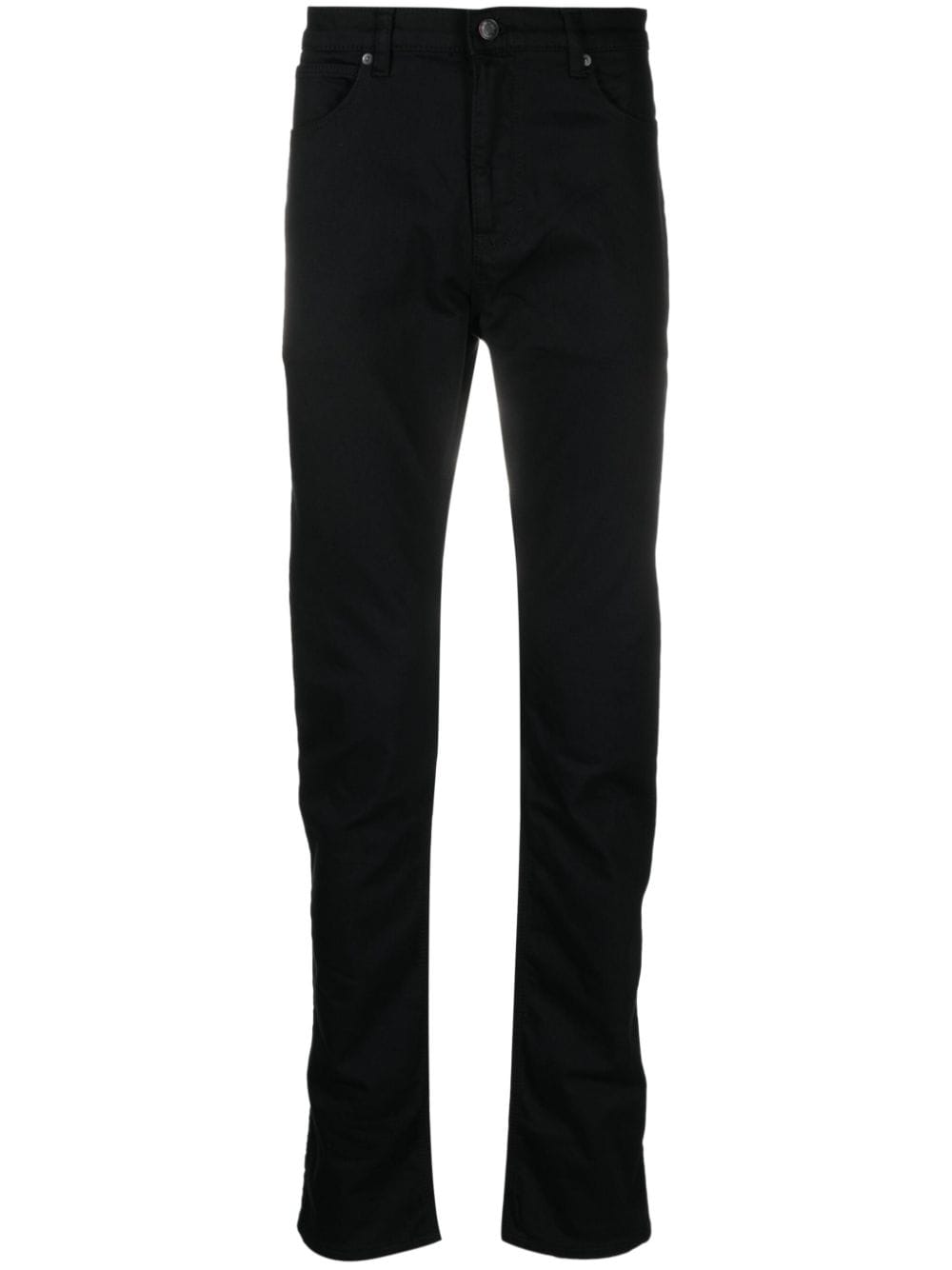 BOSS mid-rise slim-fit jeans - Black von BOSS