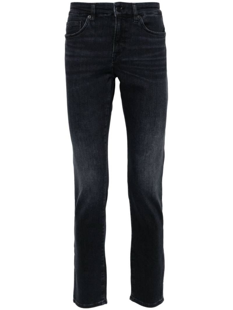 BOSS mid-rise slim-fit jeans - Grey von BOSS