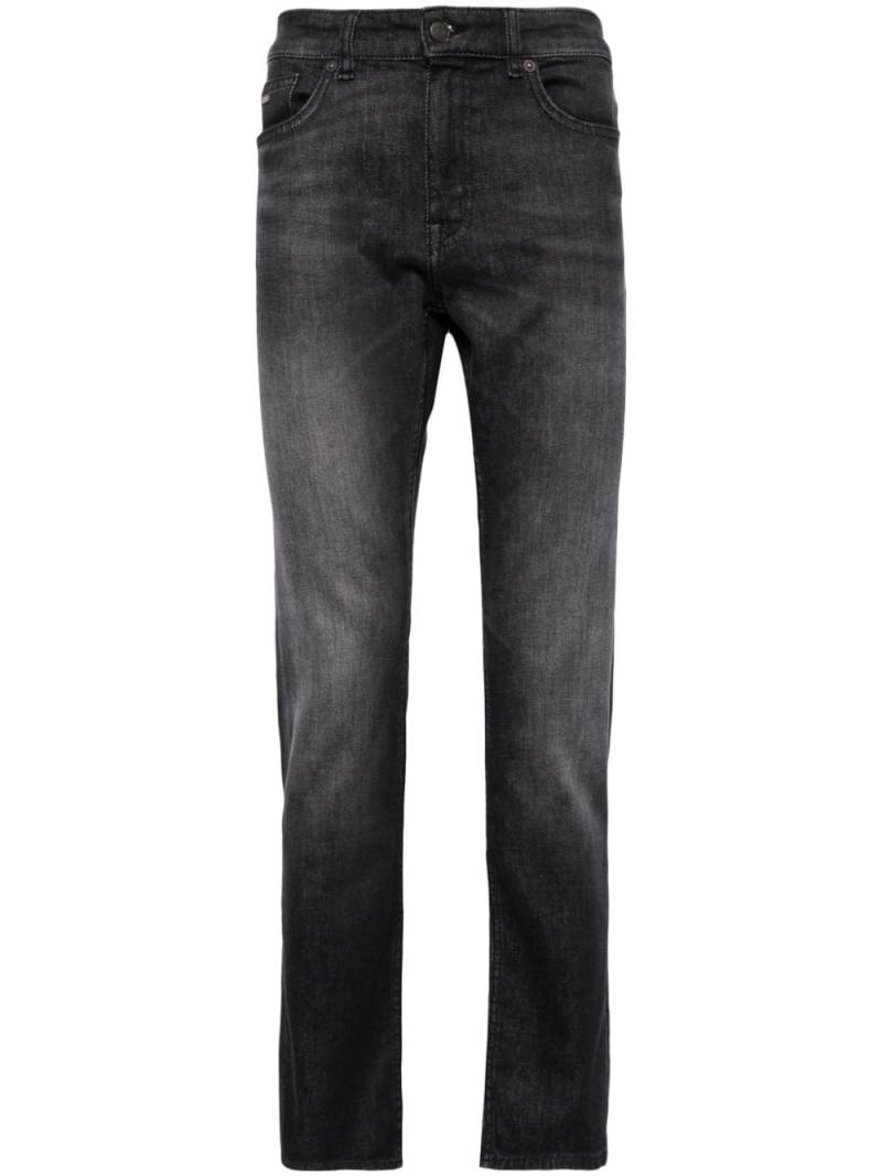 BOSS mid-rise slim jeans - Grey von BOSS