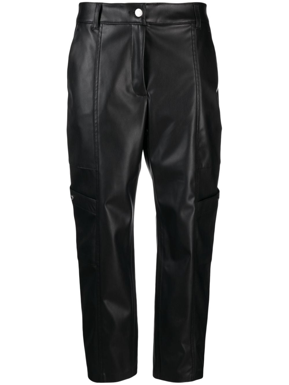 BOSS mid-rise tapered trousers - Black von BOSS