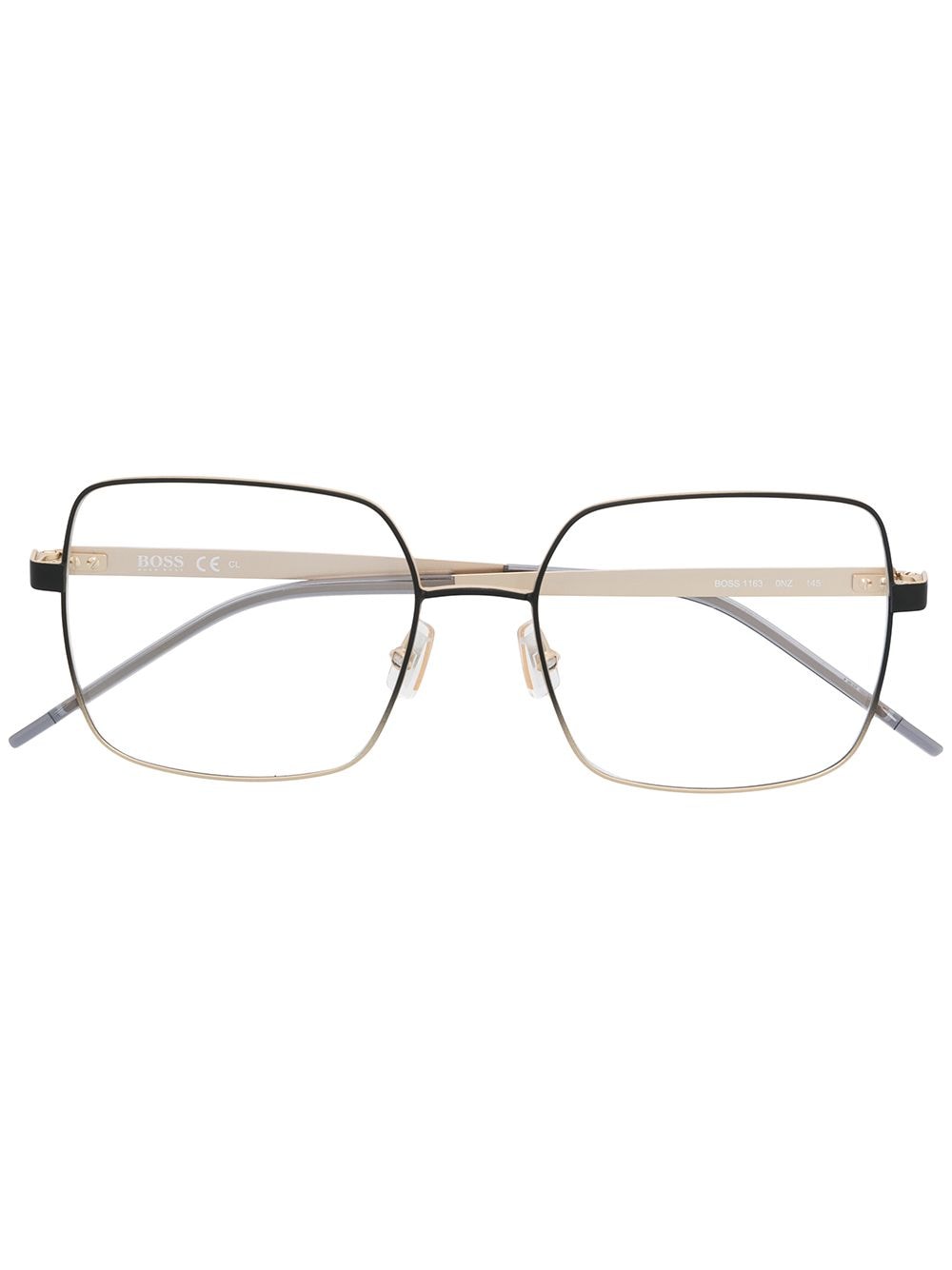 BOSS oversize-frame glasses - Gold von BOSS